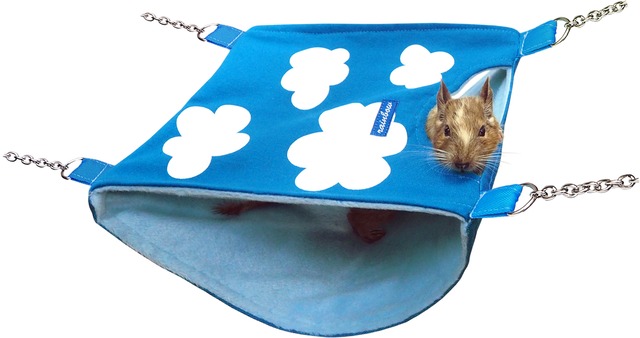 【小動物用品】ミニアニマルお空のダブルハンモック
