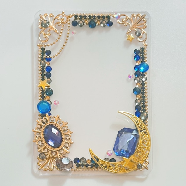 №075 飾れる!持ち歩ける!硬質カードケース デコ 硬質ケース