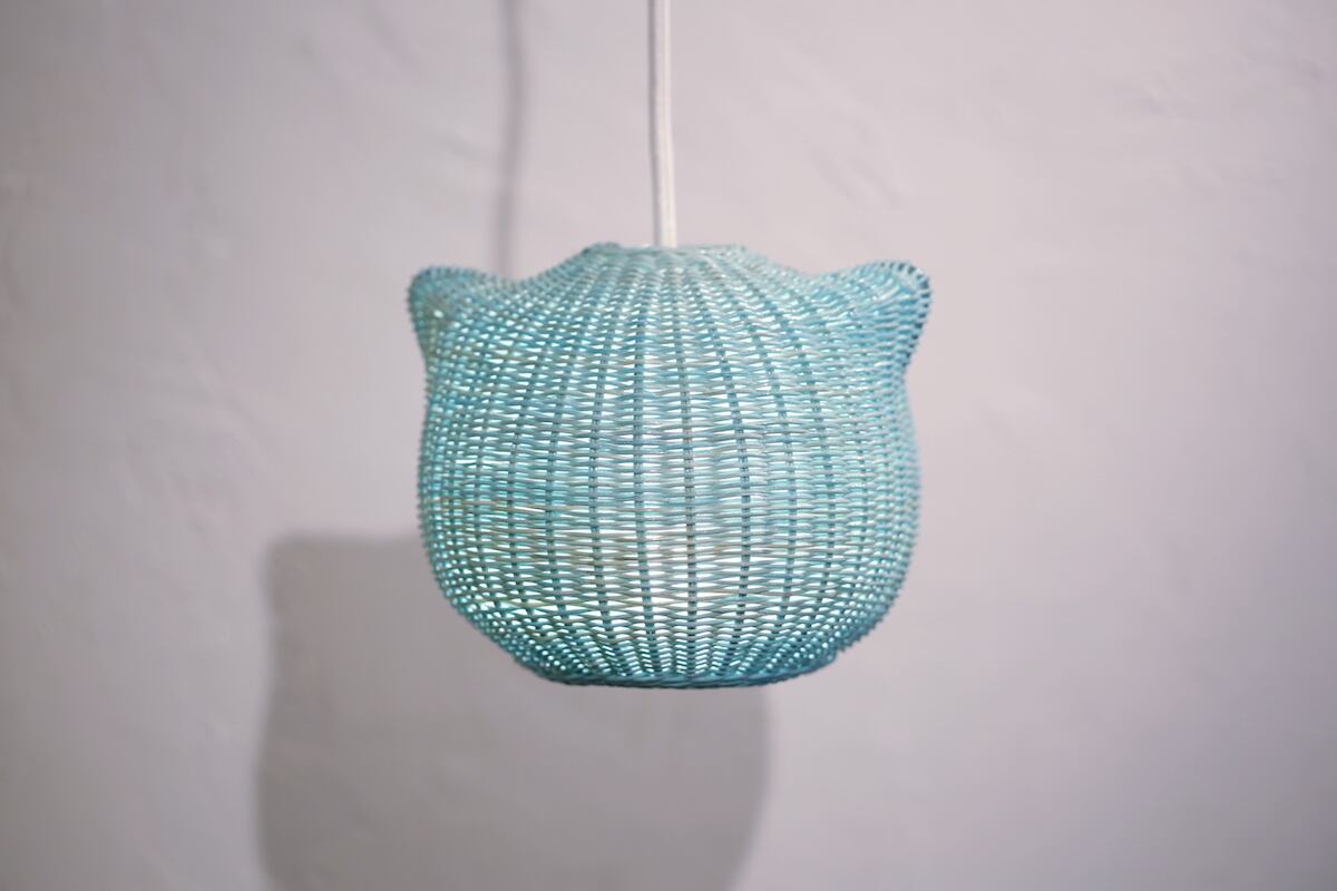 Cor様オーダー分＊コーギーのランプと紫陽花のランプシェード Cor様オーダー分＊コーギーのランプと紫陽花のランプシェード