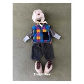 【取寄】Tiny Hiker チェックベスト｜冬服｜韓国子供服