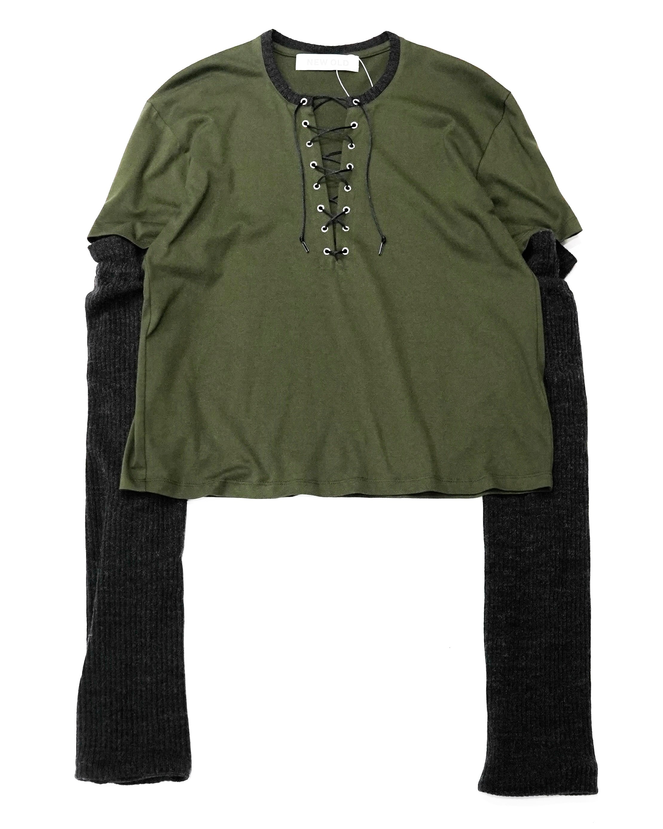 NEW OLD AW25 RIB SLEEVE TOP サイズ44 NEW OLD AW25 RIB SLEEVE TOP | hypeofficial