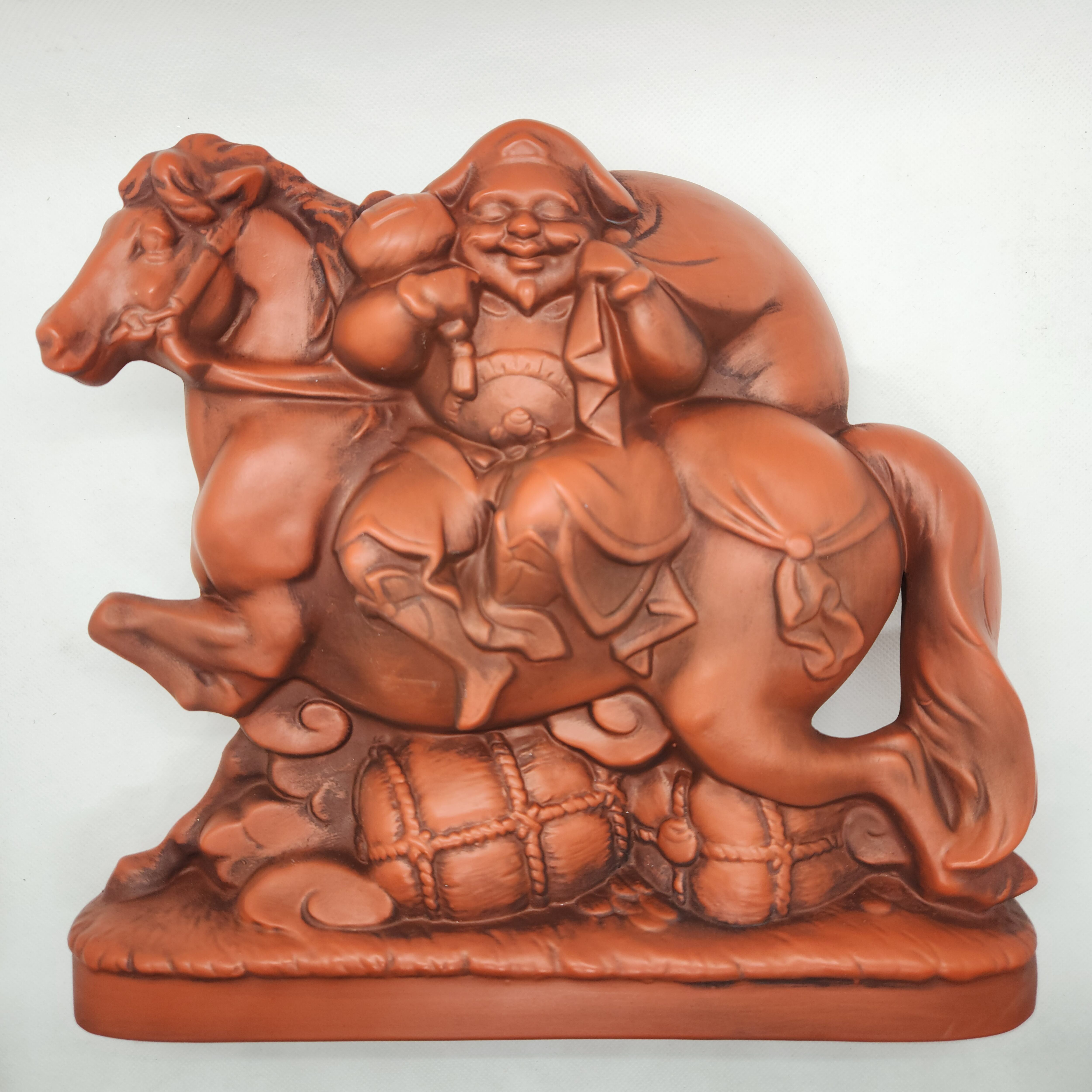 令和3 干支 午 陶器 置物 馬 うま 大黒様 2026年/ 常滑焼 丙午 金 銀