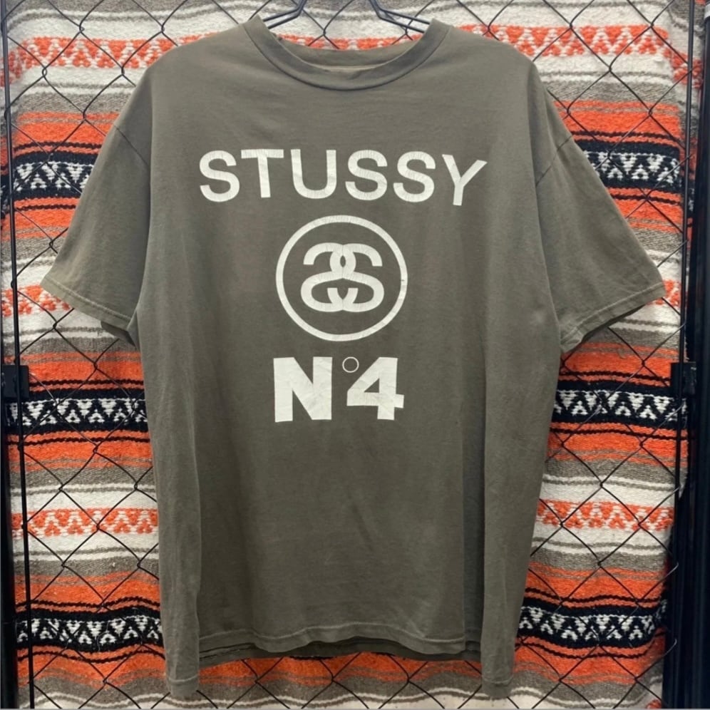 USA製 STUSSY ステューシー NO.4 PIGMENT DYED TEE ピグメント USA製 STUSSY ステューシー NO.4 PIGMENT DYED TEE ピグメント