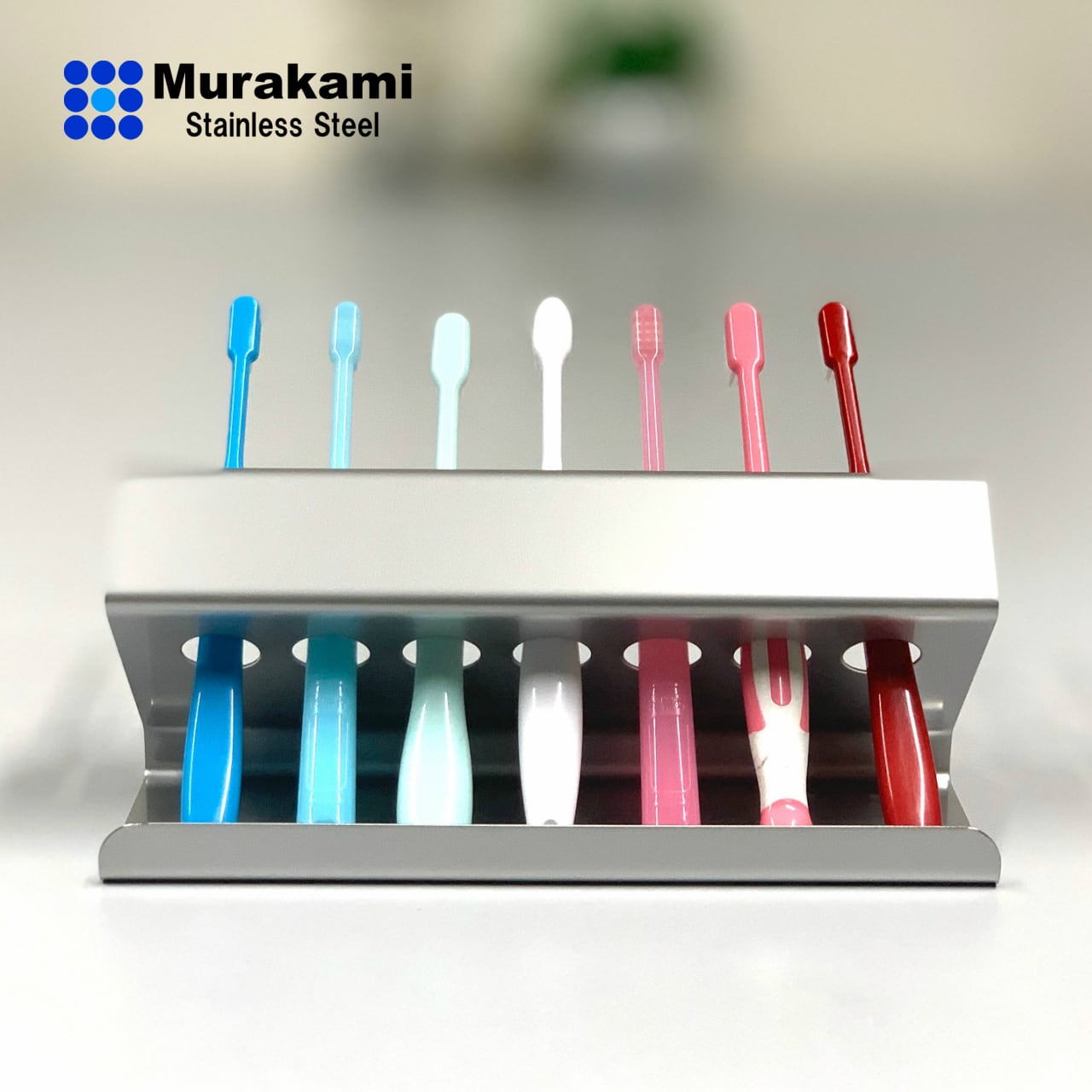 歯ブラシスタンド7人用 Sタイプ | Murakami-Stainless