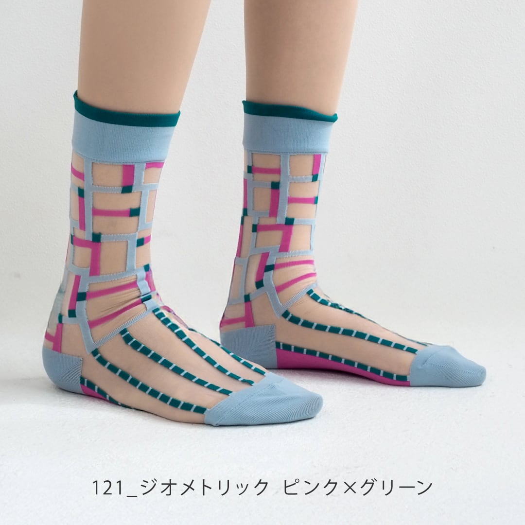 シースルーソックス クルー丈 1181 andeotte アンデオッテ（日本製