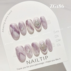 ZG186  ネイルチップ　サイズXS/S/M/L