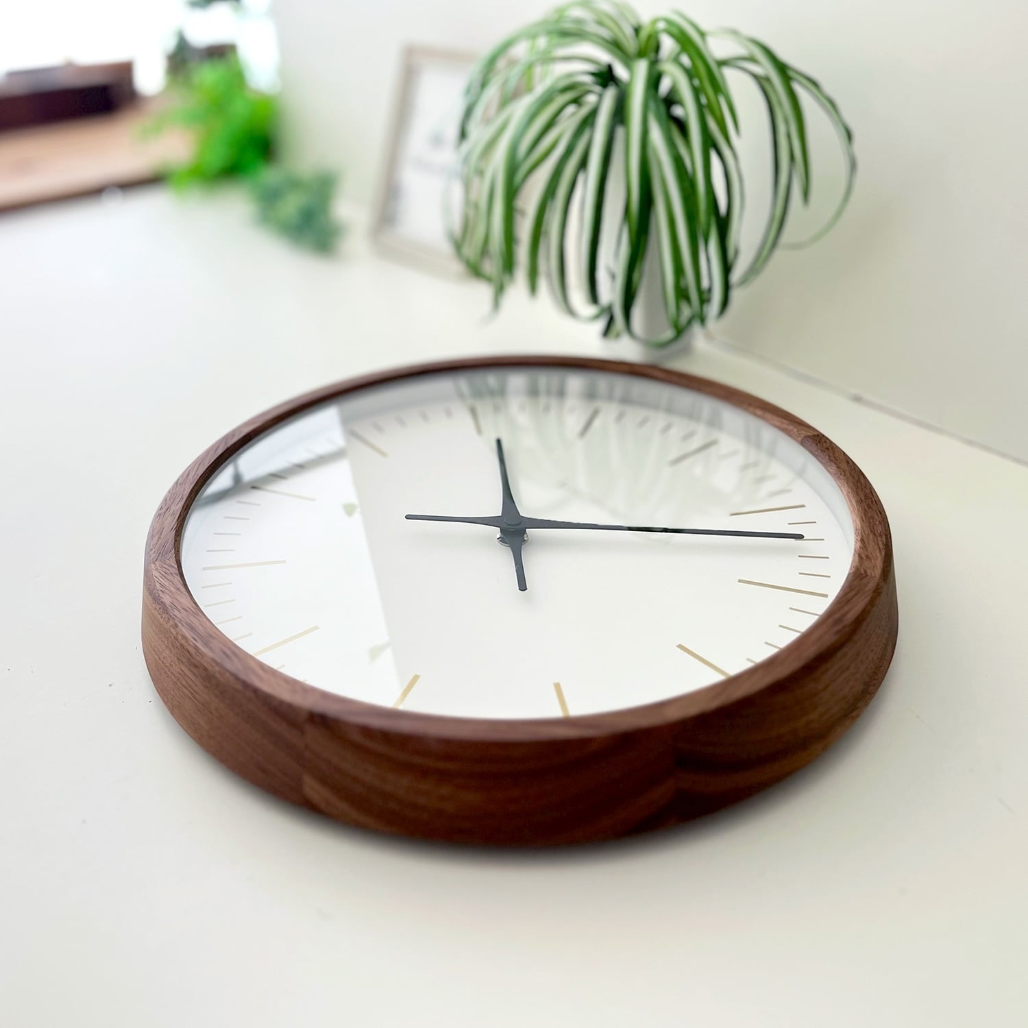 KATOMOKU muku clock 18 ウォールナット km-129WA 掛け時計 | 加藤木工
