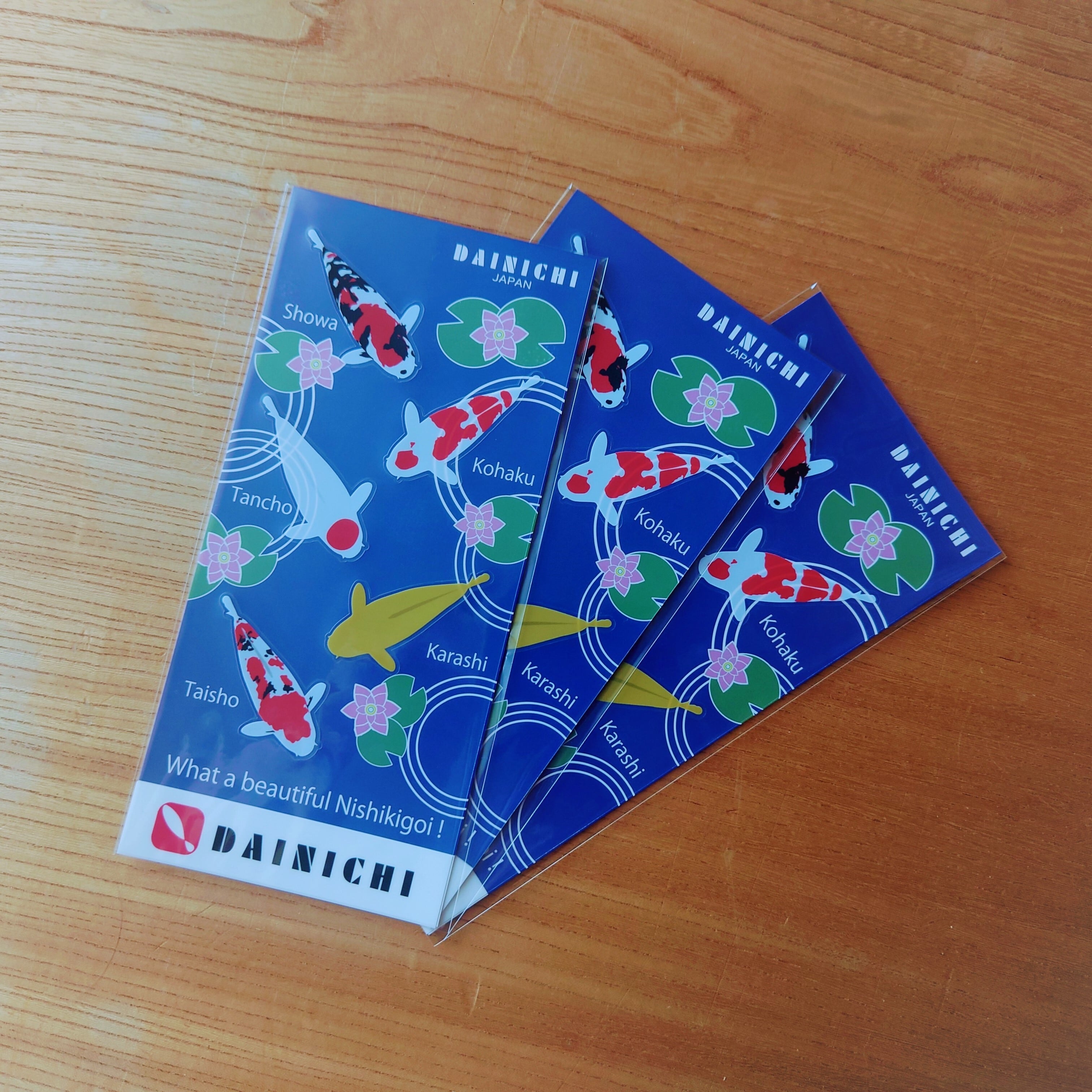 錦鯉シール | DAINICHI Nishikigoi Goods