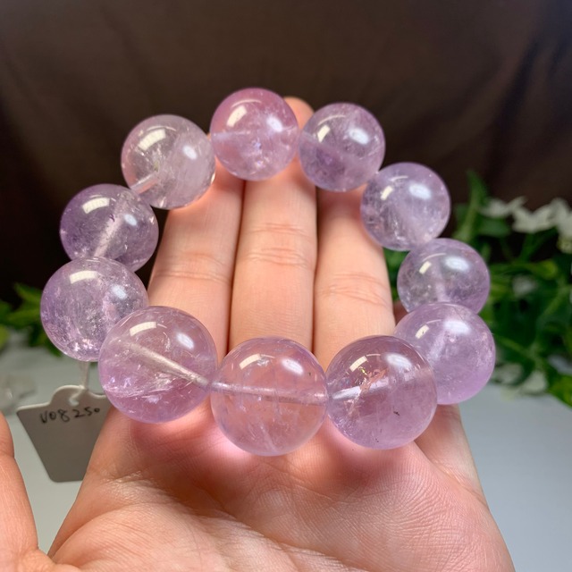 レア☆希少な20mm☆ラベンダーアメジスト・ブレスレット