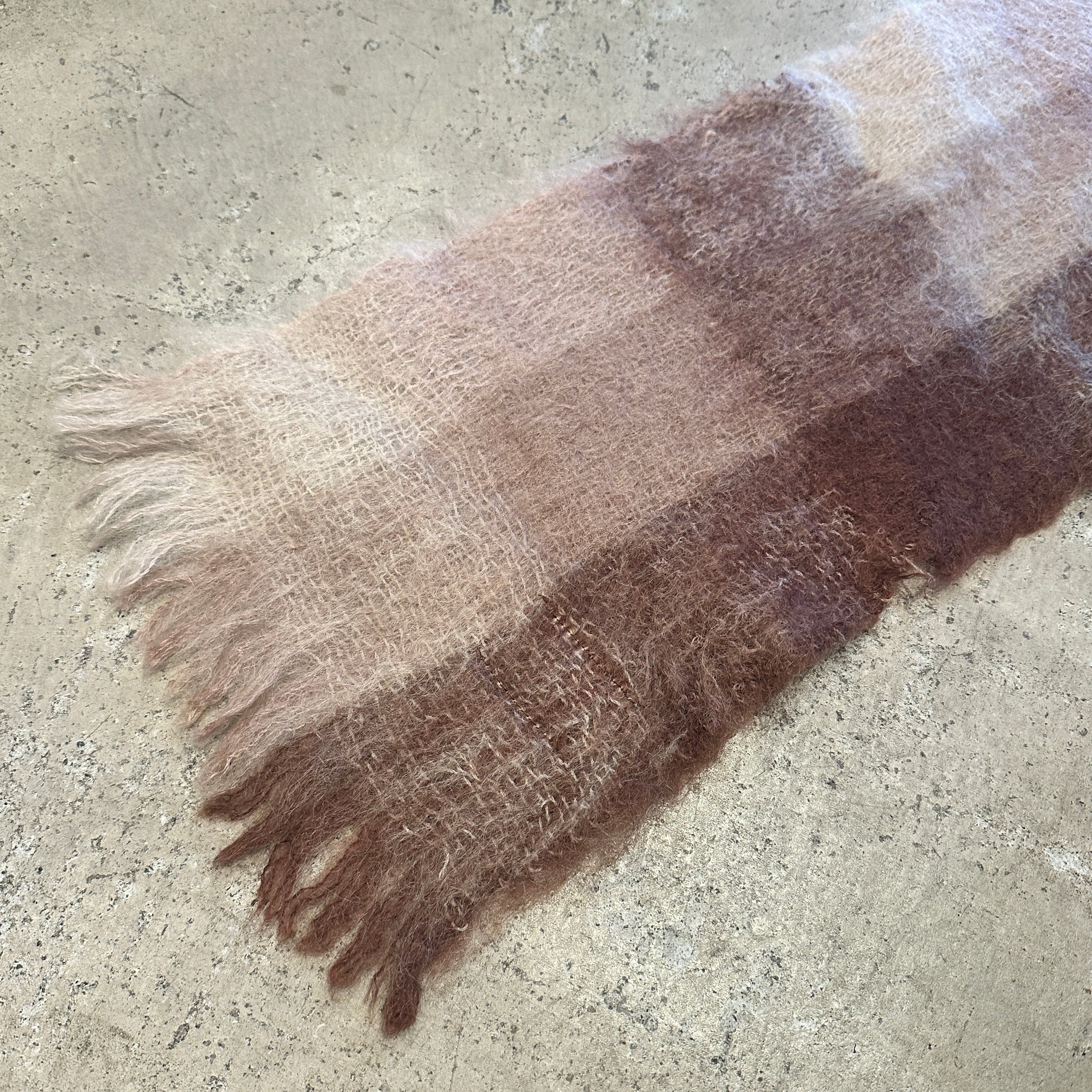 Ⓝ1970s GLEN CREE MOHAIR MUFFLER | safarionline