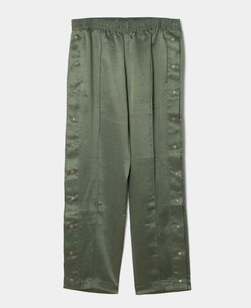 【APPLEBUM】アップルバム CUPRA SATIN TEARAWAY PANTS (OLIVE) サテンイージーパンツ