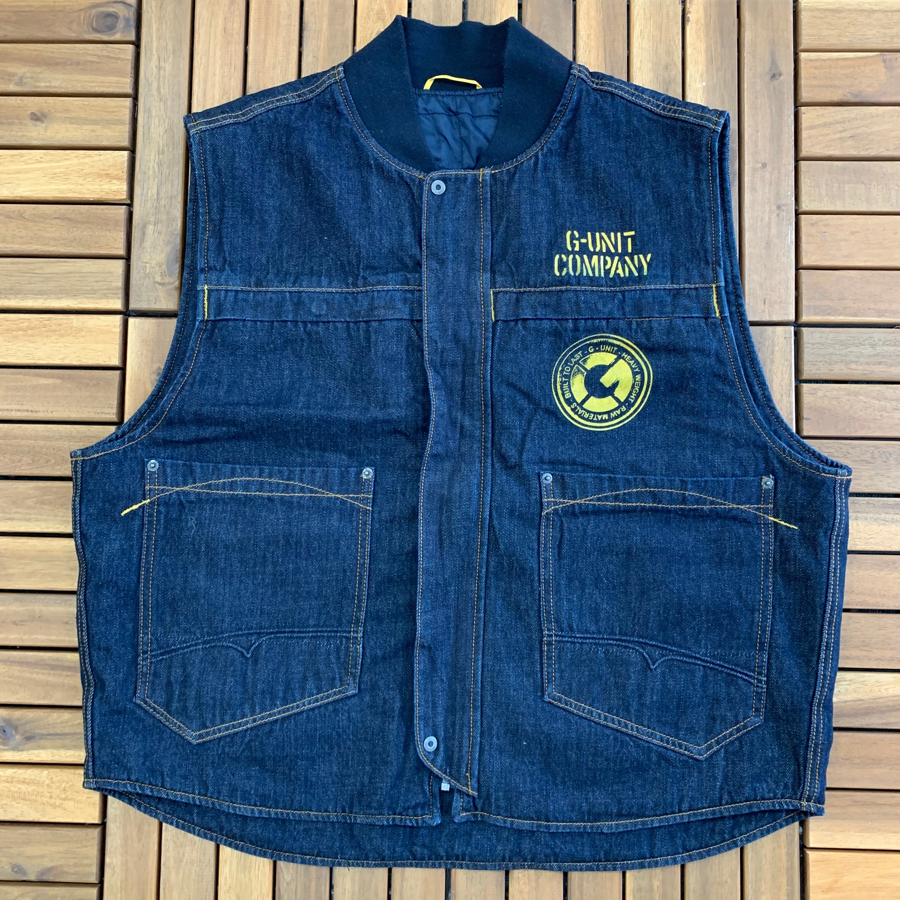 G-UNIT 50cent denim reversible vest | TEKITO WORKS G-UNIT 50cent denim reversible vest | TEKITO WORKS