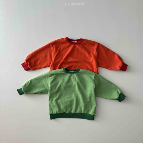 《送料無料》予約：フレンチスウェット【ANDBUTTER】※ジュニアサイズ