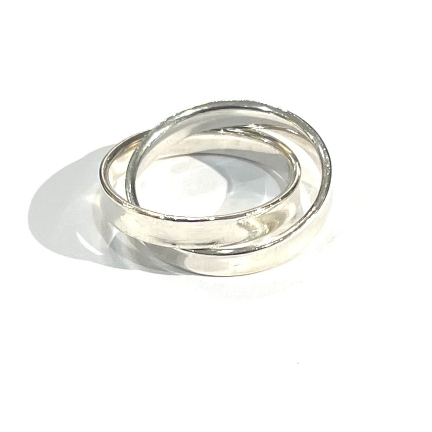 希少【TIFFANY&CO.】2993 1837 名品 インターロッキングサークル