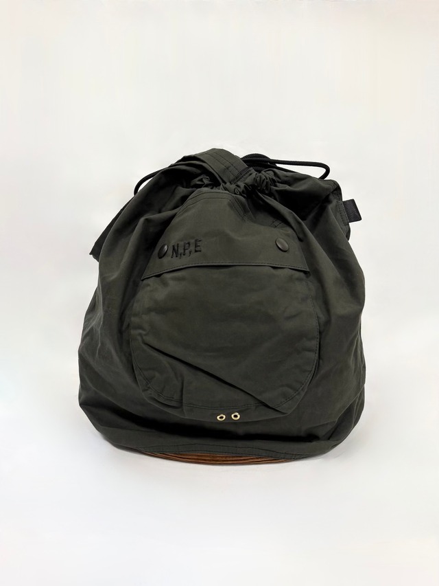 N,P,E・OILED CLOTH PATIENTS BAG・GREEN　NPE02-JDP03