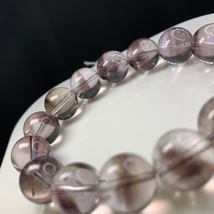 アメジストエレスチャルブレスレット