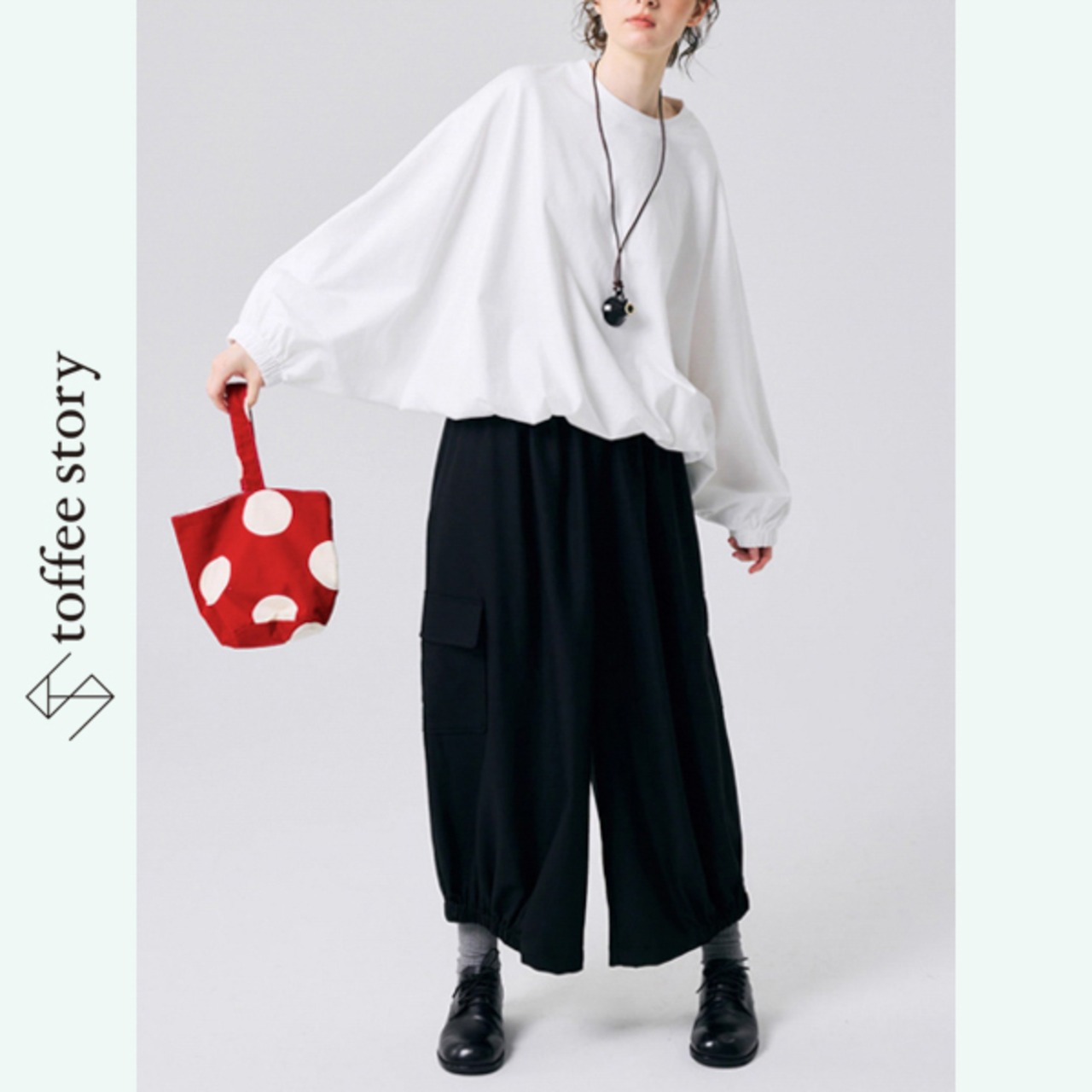 【2color】風をまとう午後のバットスリーブトップス 《P0261》