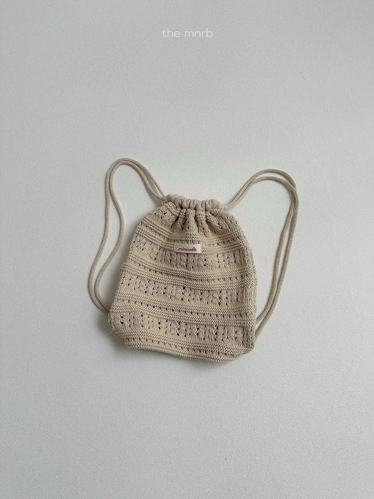 送料無料【予約】/ クロシェットニットバッグ / minirobe