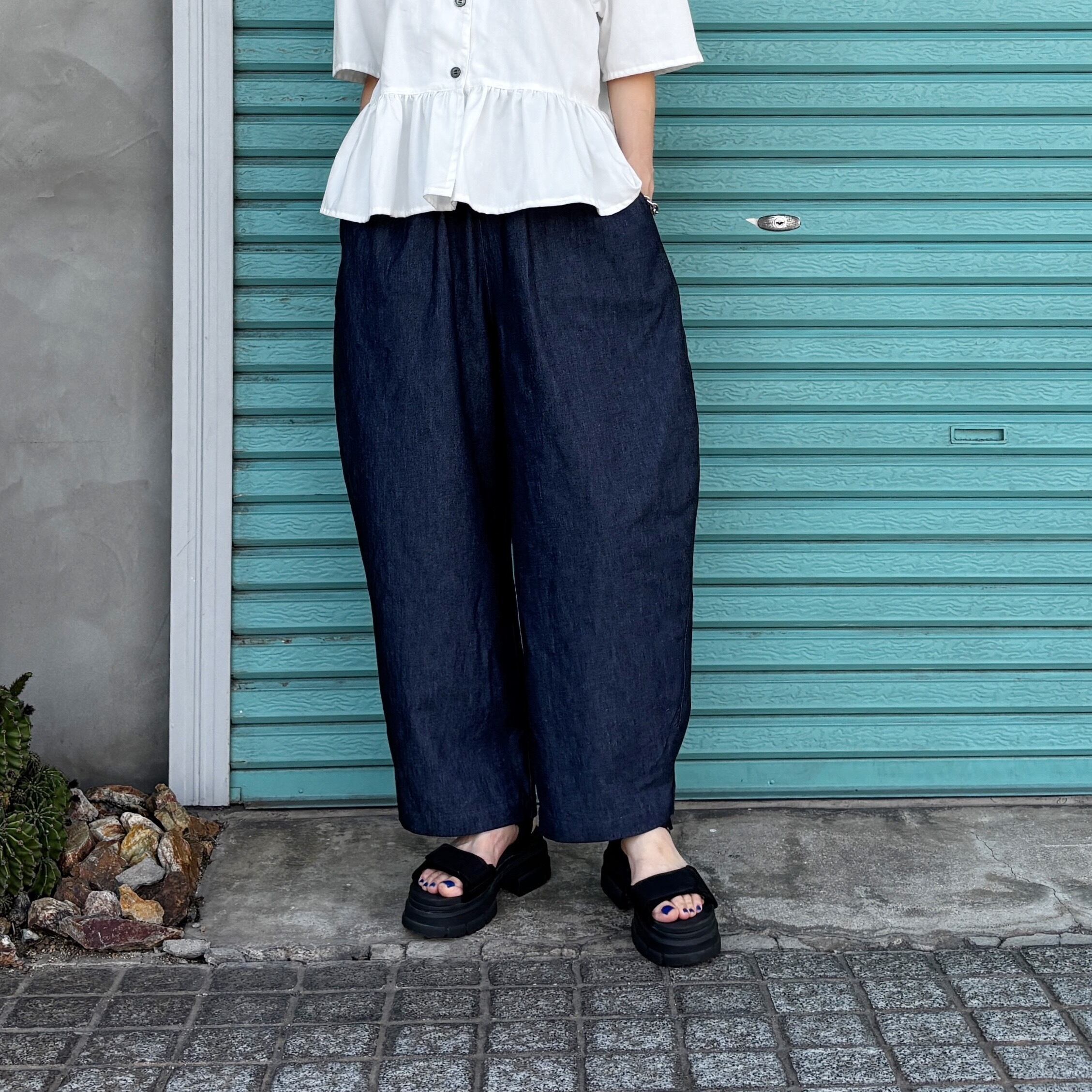 【Barrel Denim Pants】