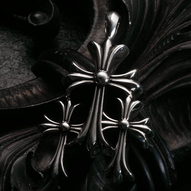 CHROME HEARTS クロムハーツ Pendant ペンダント】トリプルCH CHROME HEARTS クロムハーツ Pendant ペンダント】トリプルCH