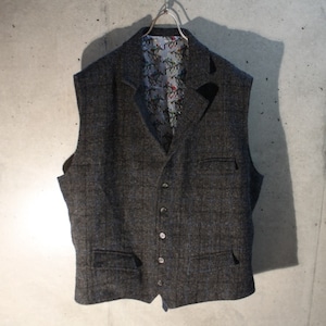 Harris Tweed Wool Vest