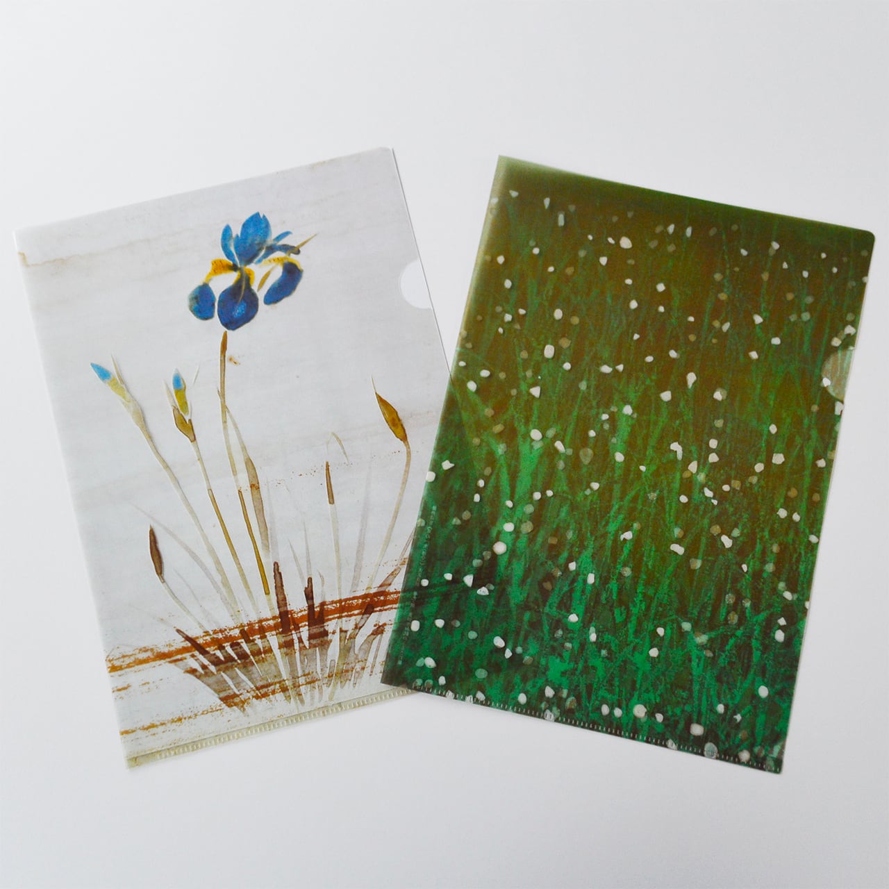 「藤井逹吉の全貌-野に咲く工芸・宙を見る絵画」展 展覧会オリジナルA4クリアファイル2枚セット