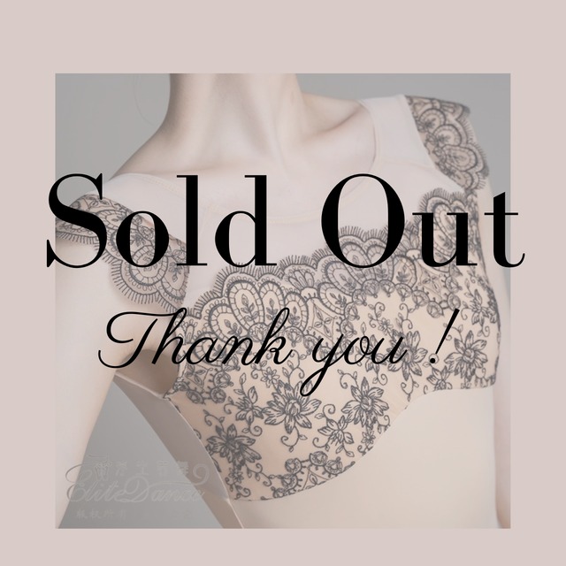 OUTLET （アウトレット商品）　Black lace　バレエレオタード