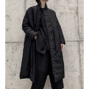 Quilting Long A-Line Coat【TR3264】