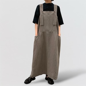 Vlas Blomme Cotton Linen Crisp 2Way Jumper Skirt