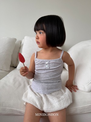 [MINIBONBON] Kids Strap Sleeveless / [미니봉봉] 어린이끈나시