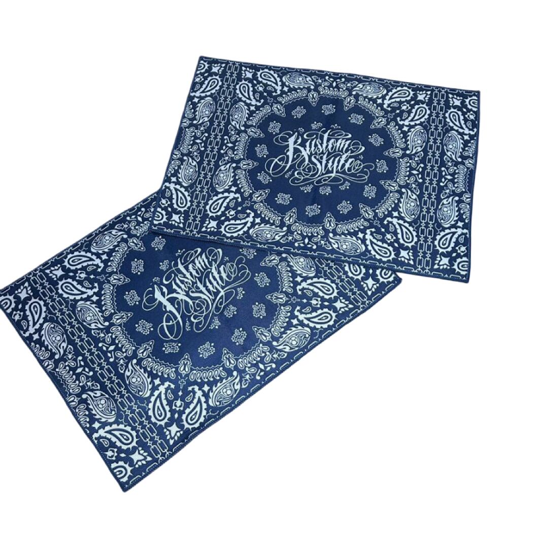 新品KUSTOMSTYLE “NORM BANDANA” ラグマット 新品KUSTOMSTYLE