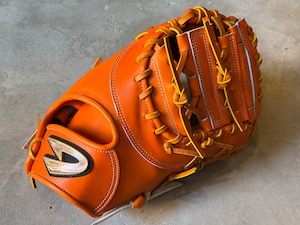 店舗別注Xover Series Leather“JT” 【D-Quest】硬式用ファーストミット　オレンジ