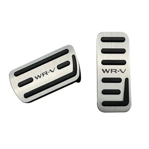 【新着特価】MEKOMEKO 適合 WR-V WRV DG5型 専用 ペダルカバー ブレーキアクセルカバー 安全運転 取付説明書付き ぴたっり装着 内装パーツ アルミ合金アルミ合金とゴム製 2PCS 2024年3月〜現行WRM-JTY