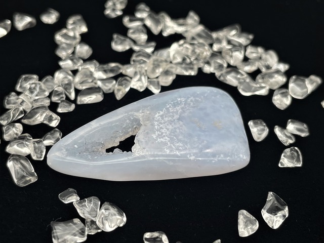 ハンドメイド素材（ブルーカルサイト）