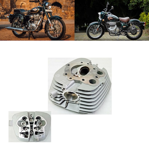 純正 シリンダーヘッド 891009 ロイヤルエンフィールド Royal Enfield ブリット Bullet エレクトラ Electra クラシック Classic 350