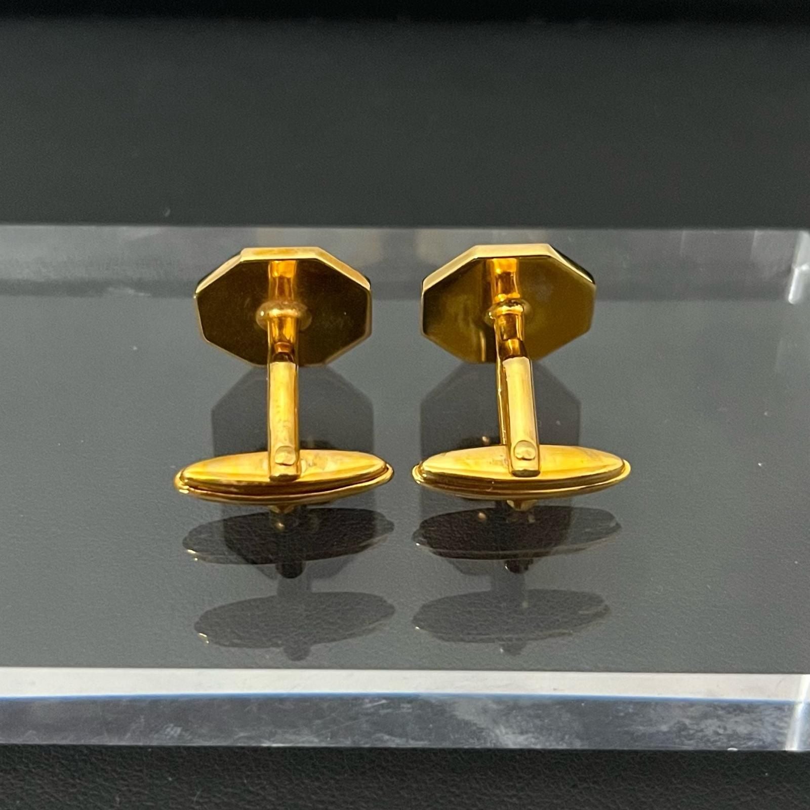 dunhill】ダンヒル 箱付き カフス＆タイピンセット ゴールド メンズ