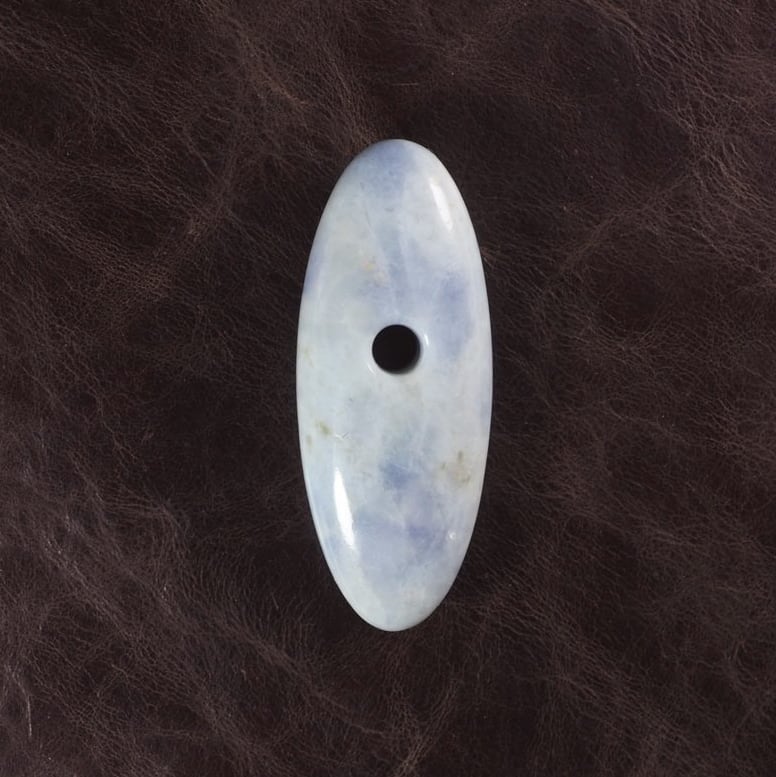 糸魚川翡翠 大珠 青海 ラベンダー 58mm Lavender jadeite Taishu