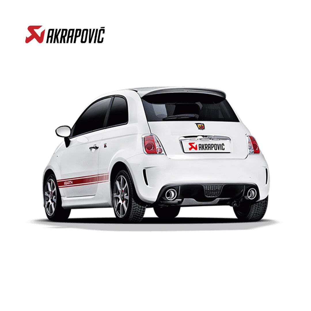 AKRAPOVIC ABARTH 500/500C Tail pipe set (Carbon)