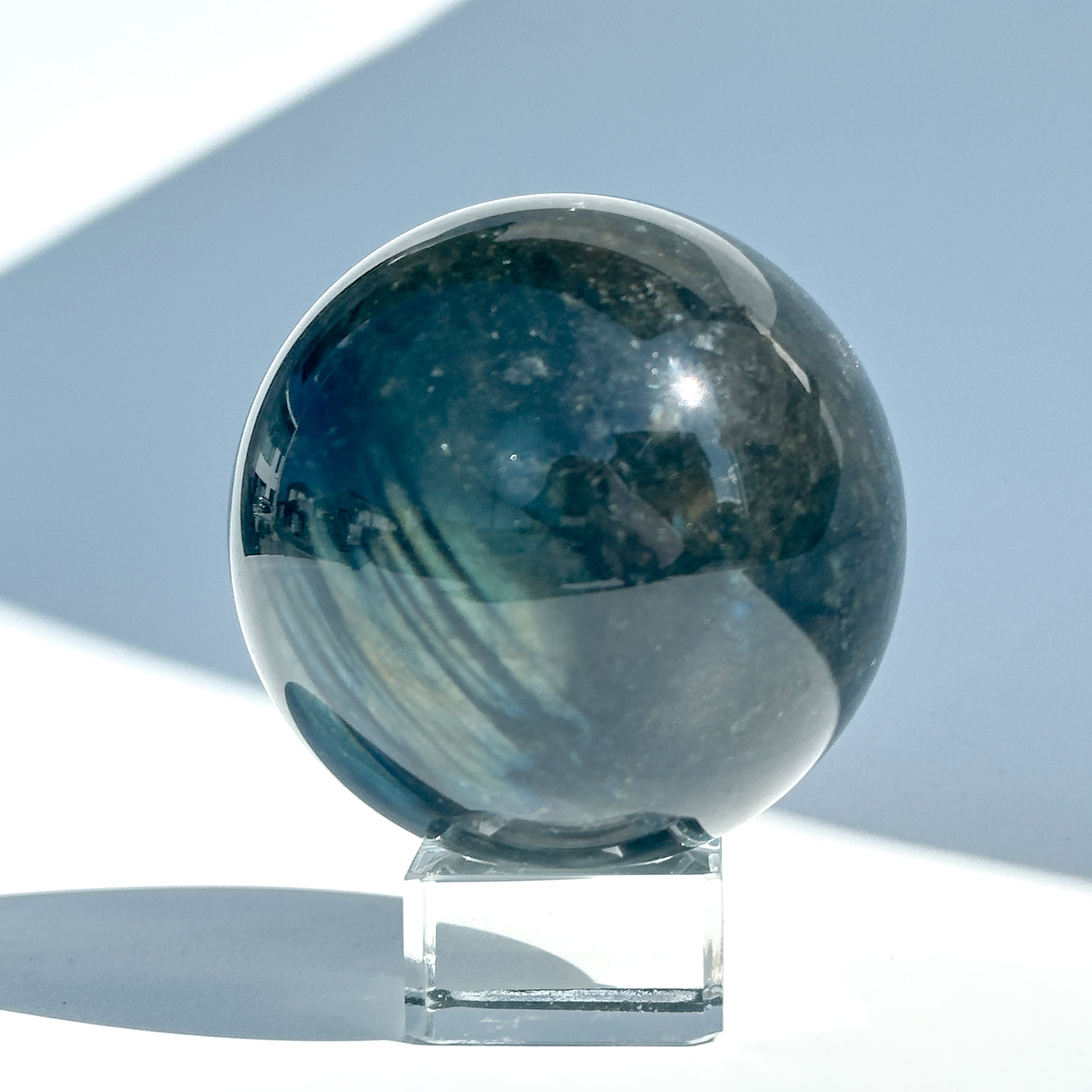Bigラブラドライト スフィア 93◇ Labradorite ◇天然石・鉱物
