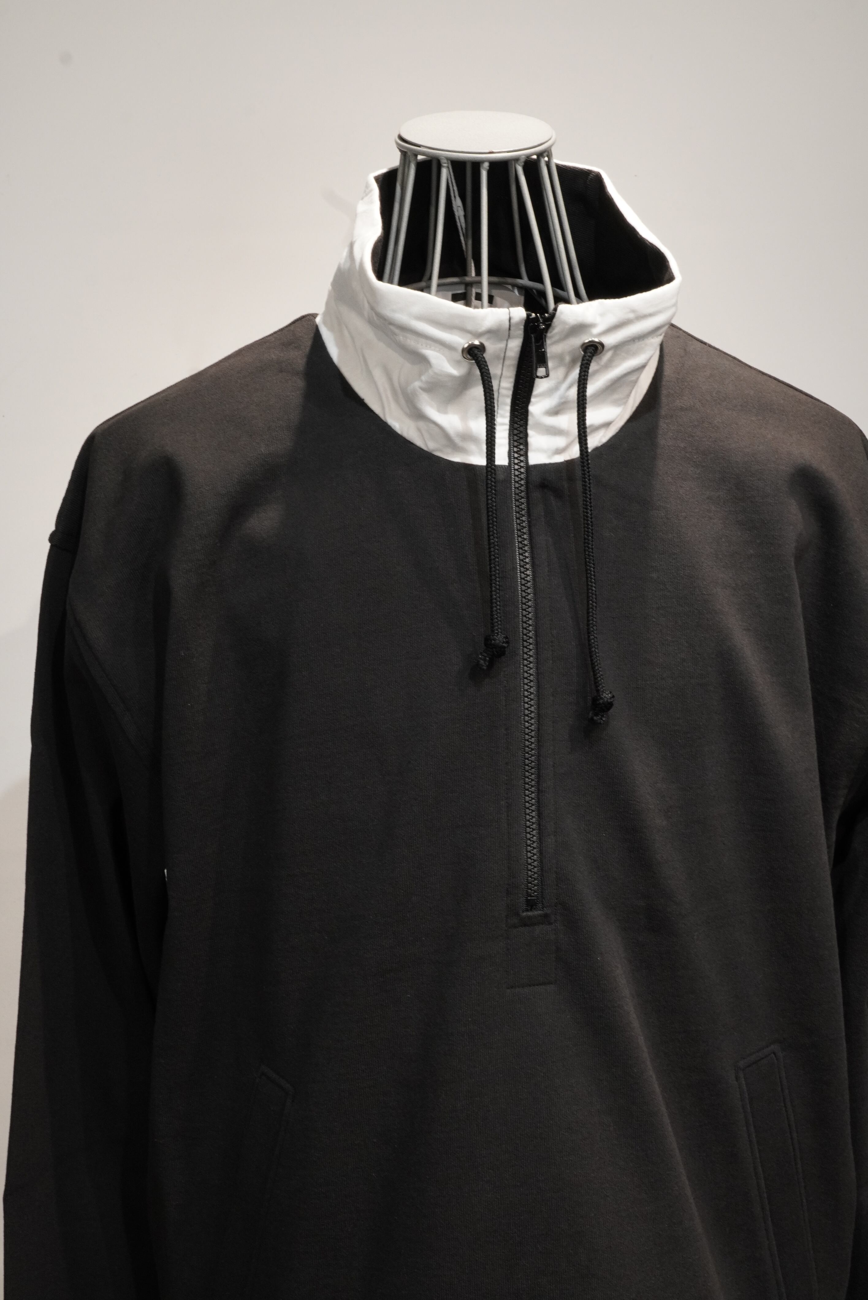 REVERBARATE /  REV-25SS-RB27 ''STAND COLLER HALF ZIP SWEAT''   (220935)