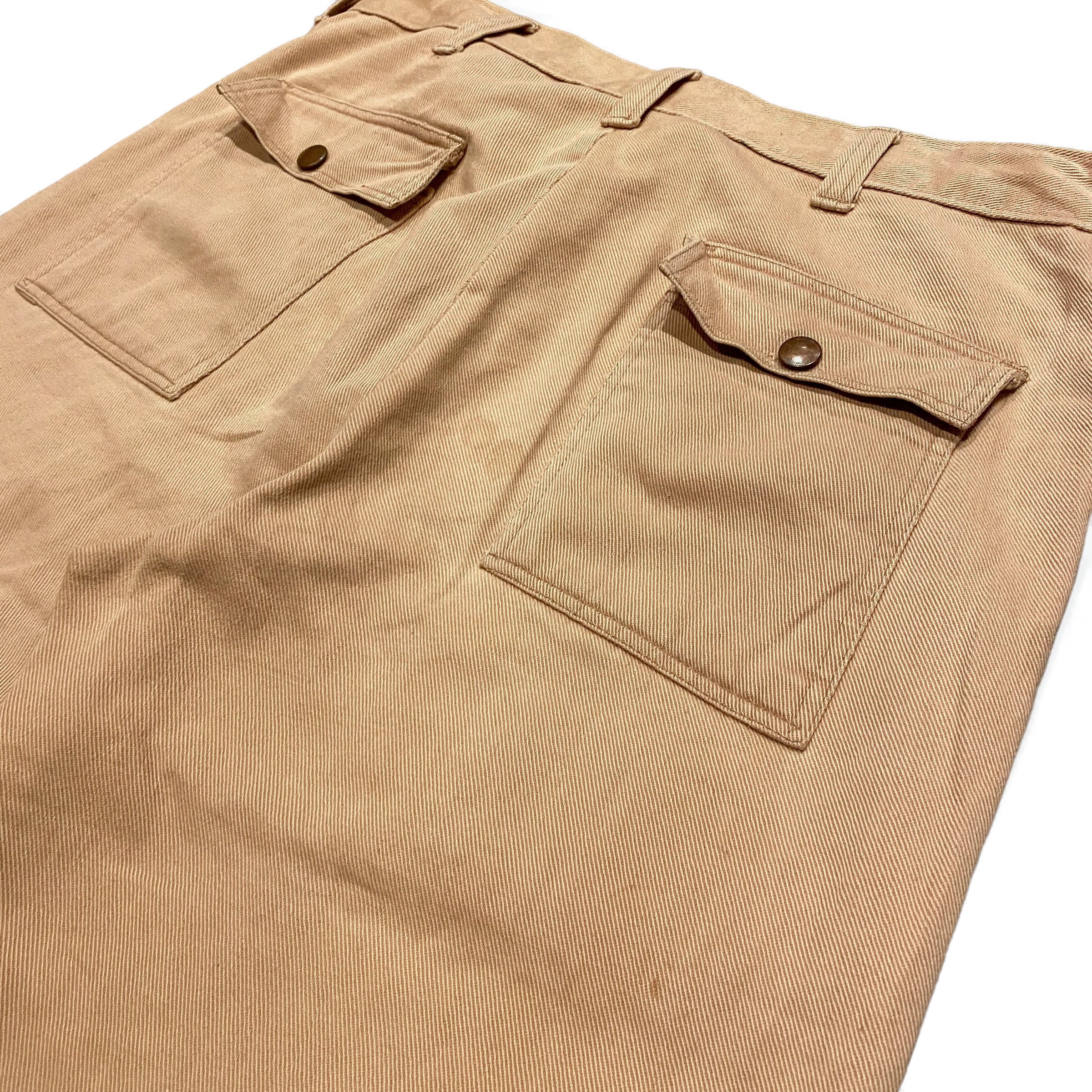 70's Wrangler Cotton Twill Flare Bush Pants W33 L30 / ラングラー