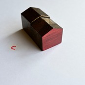 【能登地震義援作品】藤野征一郎　能登ひば木地 [Charity Work for the Noto Earthquake Relief] Seiichiro Fujino Paperweight “SHITAMI” 板壁から能登を想う VOL.1　小【C】