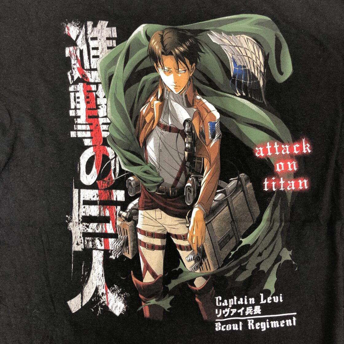 XL 進撃の巨人 Attack on Titan Season3 リヴァイ・アッカーマン Levi 