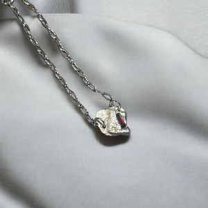 【ご注文品・ネックレスオプション】錫×天然石｜Tin and Gemstone Jewelry