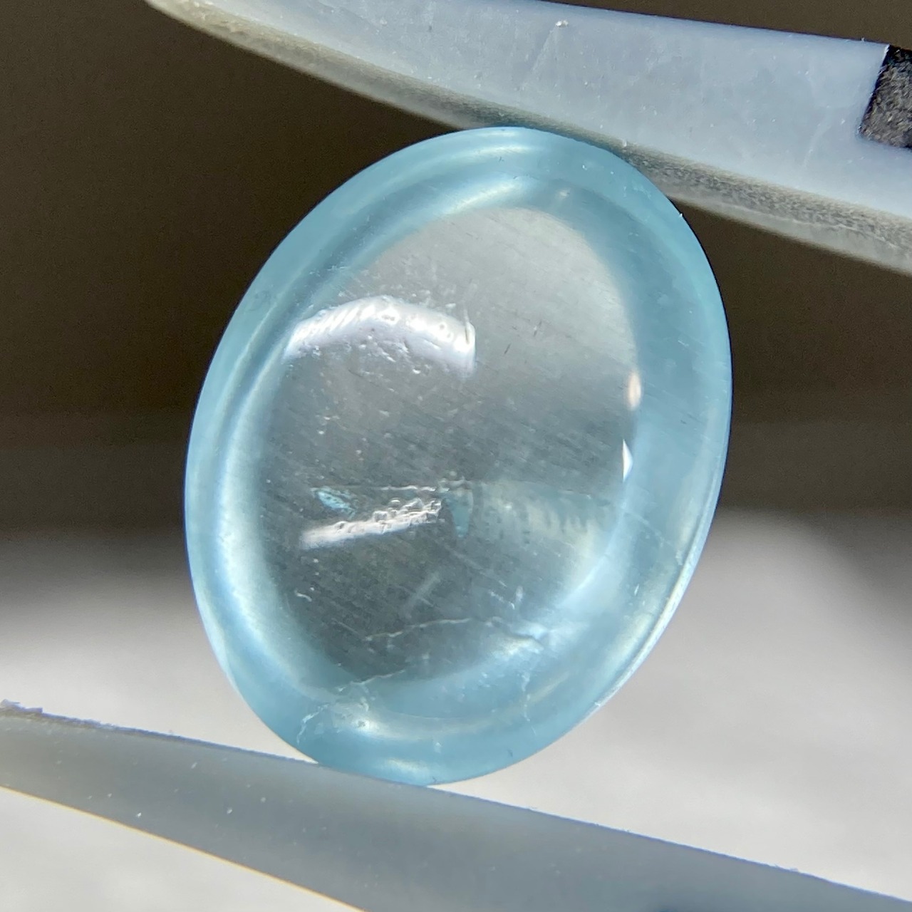 アクアマリン キャッツアイ 3.032ct ブルー 簡易ソーティング付き No.159