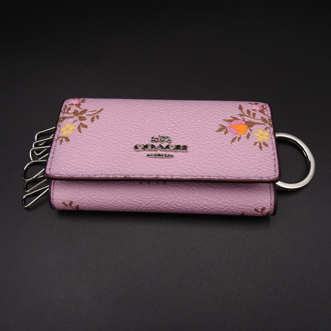 定価17280円 美品【正規品】コーチ COACH 6連 キーケース レザー 