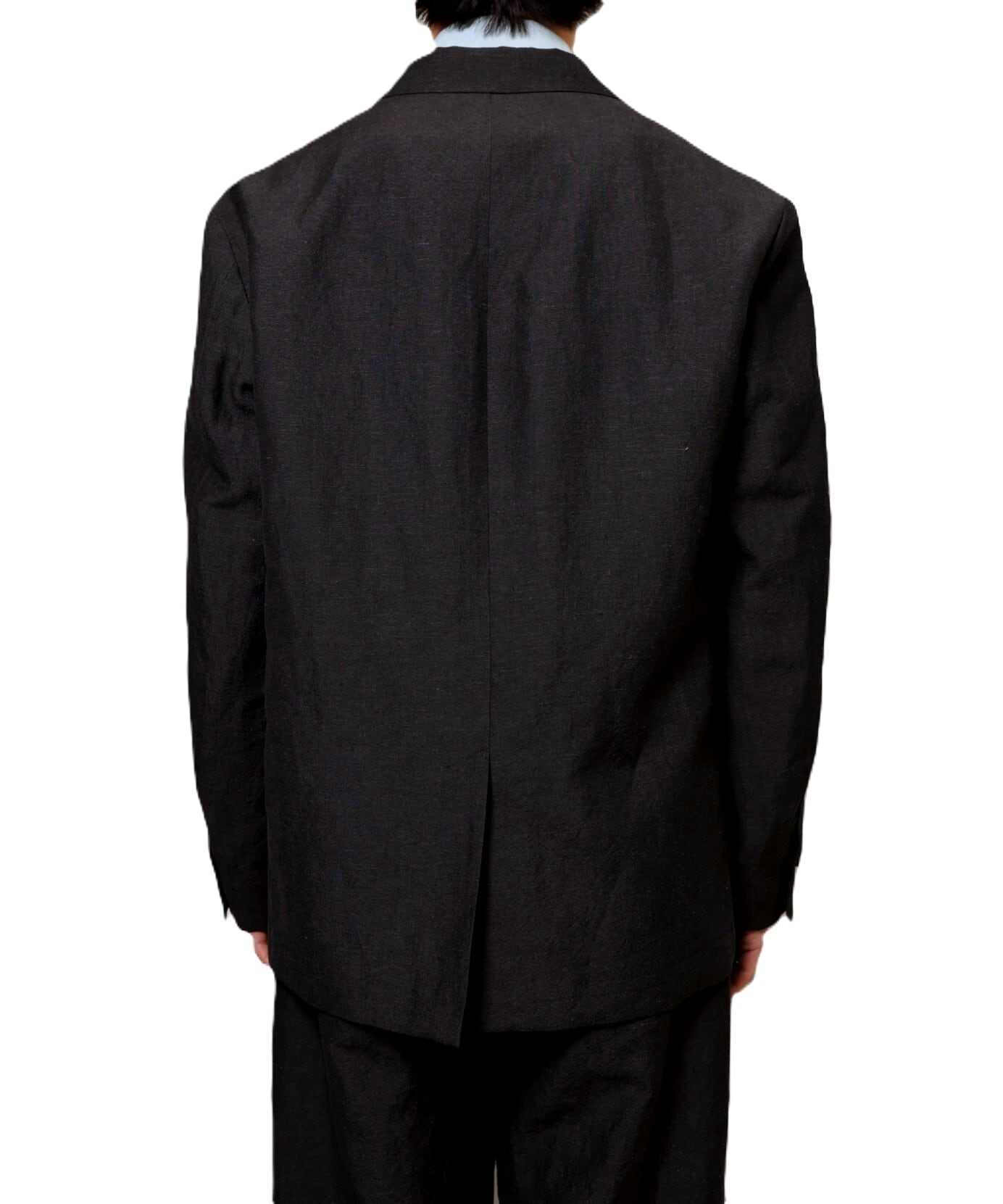 UNIVERSAL PRODUCTS. / 261-60404 WOOL LINEN 2B JACKET (CHARCOAL
