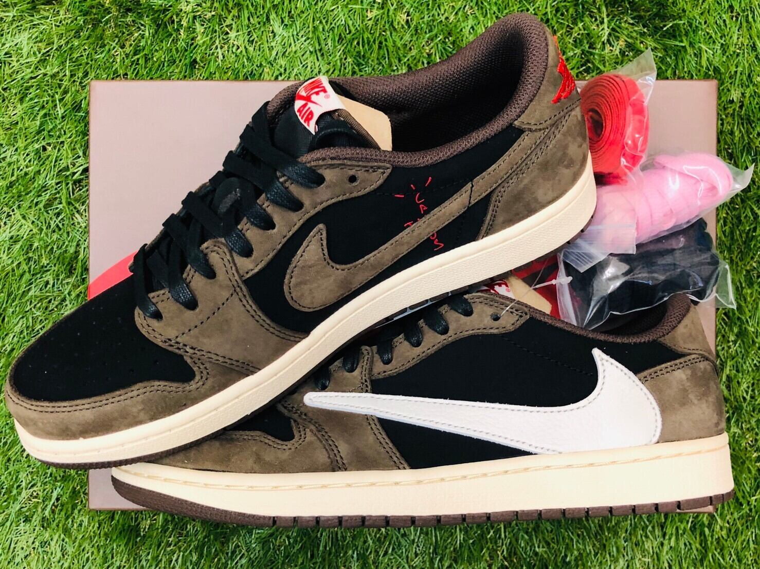 NIKE × TRAVIS SCOTT AIR JORDAN 1 LOW OG SP-T CQ4277-001 28.5cm  