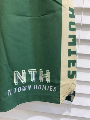 “NTH PRACTICE PANTS” colour Green×Cream×Gray