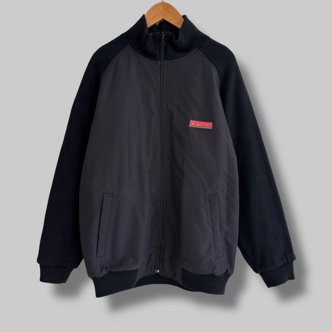 90s OAKLEY リバーシブル キルティング ジャケット 赤タグ テック系